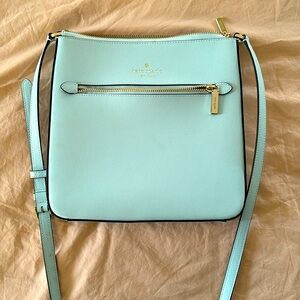 Kate Spade NWOT Sadie North South Crossbody Crisp Sky